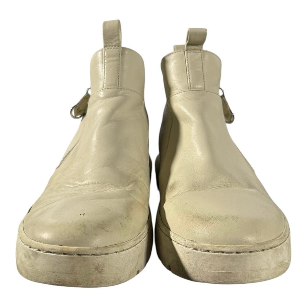 Vionic Brinkely Leather Zip Up Boot Women’s 8 Beige Sneaker Sole Casual Shoe - Picture 3 of 9
